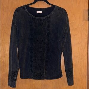 Knox Rose Long Sleeve Shirt in Charcoal